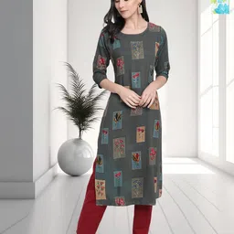 HERE&NOW Pack Of 2 Women Ethnic Motifs Printed Kurta-image-84