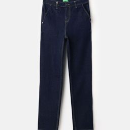United Colors of Benetton Boys Mid-Rise Low Distress Jeans-image-93