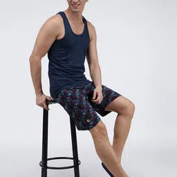 AMUL COMFY Men 2 Printed Lounge Shorts image 4