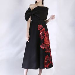 OZEQO Women Fit & Flare Midi Dress-image-30