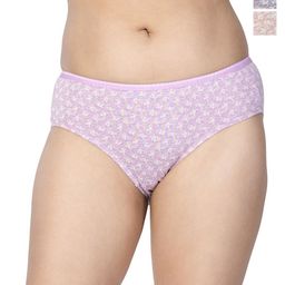 CHIC Pack Of 3 Printed Pure Cotton Basic Briefs-image-28