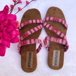 Indopadukam Women Open Toe Flats-image-94