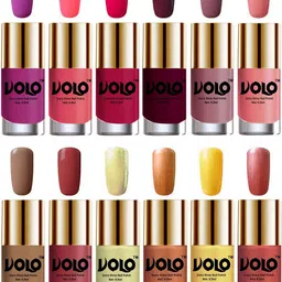 VOLO Set Of 12 Extra Shine Nail Polish 9.9 ml Each Combo 50-51