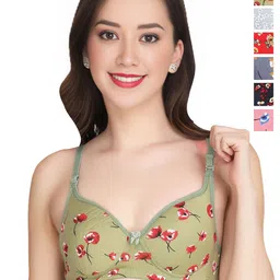 Liigne Floral Bra Full Coverage Lightly Padded-image-63