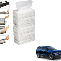 10 SET REFILLER WITH 100 PULLS (200 SHEETS) FOR TATA SAFARI 2021 Vehicle Tissue Dispenser-image-39