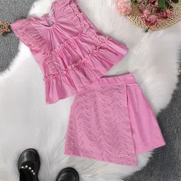 pspeaches Girls Top with Shorts-image-57