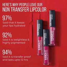 Insight Cosmetics 2-Pcs Mini Power Matte Non Transfer Lip Color 4 ml each - Coffee Command image 2