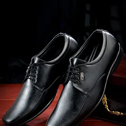 Action Men Round Toe Lace-Ups Formal Derbys-image-51