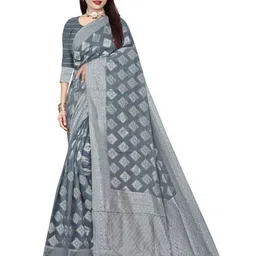 Moda Rapido Woven Design Pure Cotton Saree-26