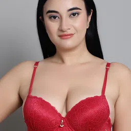 MAKCLAN Floral Bra Medium Coverage Underwired Lightly Padded-picture-25