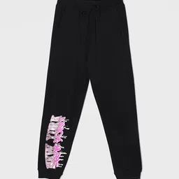 Fame Forever by Lifestyle Girls Printed Pure Cotton Joggers-picture-49