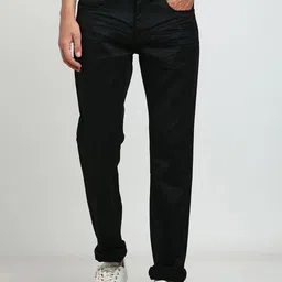 Turtle Men Cotton Narrow Tapered Fit Mid-Rise Stretchable Jeans-image-97