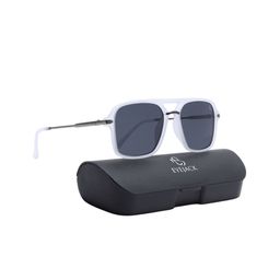 Eyejack Unisex Wayfarer Sunglasses with Polarised and UV Protected Lens-29