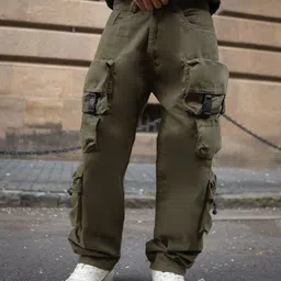 Powerlook Men Cargos Cotton Trousers-image-35