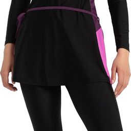 speedo Two Piece Closedback Full Body Suit - Endurance10 Solid Women Black Swimsuit-picture-30