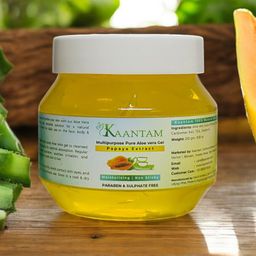 Kaantam Multipurpose Pure Aloe Vera Gel With Papaya Extract - 250 g-27