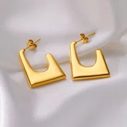 FIMBUL Square Hoop Earrings-23