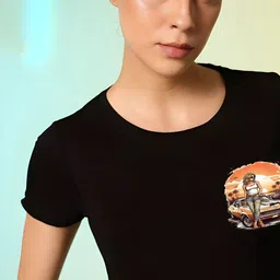 SZN Women Printed T-shirt-picture-6