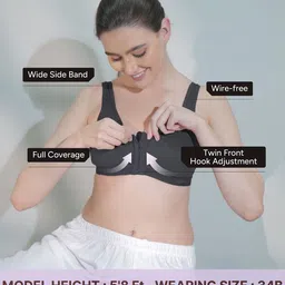 BODYSIZE Women Pack of 3 Full Coverage Non-Wired and Non Padded Bra image 5