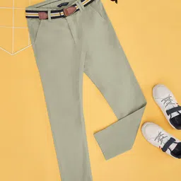Pantaloons Junior Boys Slim Fit Trousers-image-105