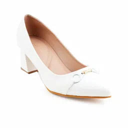 Chemistry Women Solid Party Block Pumps-15