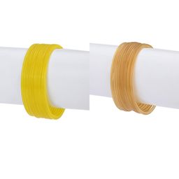 1ST TIME Set Of 24 Yellow Alloy Bangles-picture-23