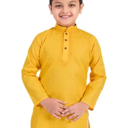 SQS Kids Boys Solid Kurta-picture-14