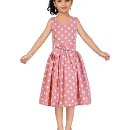 Wow Princess Polka Dot Crepe A-Line Dress-image-18