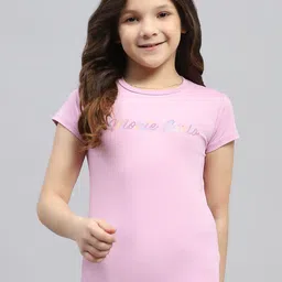 Monte Carlo Girls Printed Round Neck Top-image-70