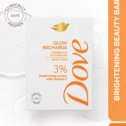 Dove 3% Brightening Serum + Vitamin C Glow Recharge Serum Beauty Bar - 125g-30
