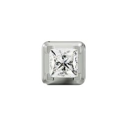 Emori Men18KT Gold Princess Cut 0.50 CT Lab Diamond Stud Earring-image-86