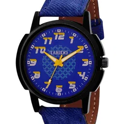 TARIDO Men Printed Dial & Straps Analogue Watch TD1593SL04-13