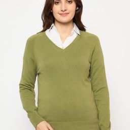 Madame Women V-Neck Pullover Sweater-picture-25