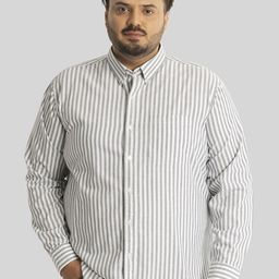 Snitch Men Classic Opaque Striped Casual Shirt-picture-18