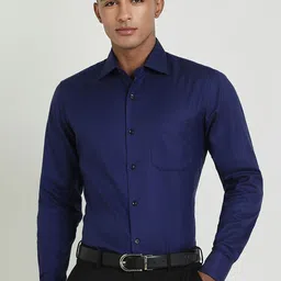 Allen Solly Sport Men Spread Collar Solid Cotton Formal Shirt-image-81