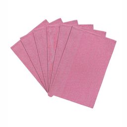 Saral Home 6Pcs Pink Textured Table Placemats-47
