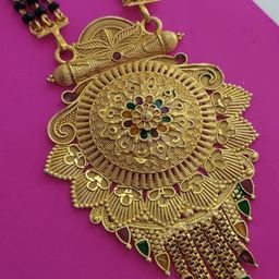 niva fashion Gold-Plated Brass Mangalsutra-image-59