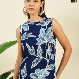 THE FAB FACTORY Women Pack Of 2 Floral Printed Sleeveless Top-picture-7
