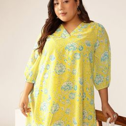 KALINI Printed Tunic-56