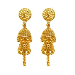 Anouk Gold-Plated Dome Shaped Jhumkas-17