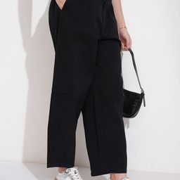 Basics By Tokyo Talkies Women Regular Fit Mid-Rise Trousers-image-13