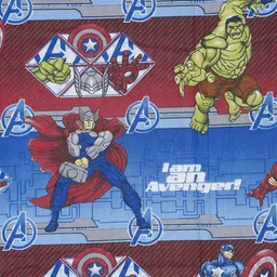 KLOTTHE Blue Cartoon Characters Printed 400 TC Cotton King Bedsheet Set 2.50 m x 2.25 m image 5