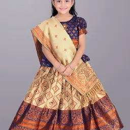 BAESD Girls Ready to Wear Lehenga & Blouse With Dupatta-image-74