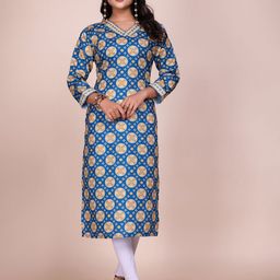 Anouk Women Ethnic Motifs Printed Regular Straight Kurta-image-82