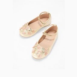 Pantaloons Junior Girls Textured Party Fashion Flats-picture-32