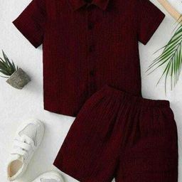 THE FASHION PRIME Boys Shirt with Shorts-image-89
