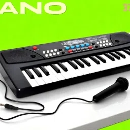 X409 Keys Piano Toy with Microphone, USB Power Cable & Sound Recording Best Birthday Gift for Boys and Girls Musical Instruments Analog Digital Piano-picture-33