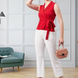 all about you Women Waist Tie-Ups Wrap Top-picture-40