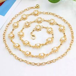 Peora Pearls Beaded Waist Chain Saree Accessories-image-34