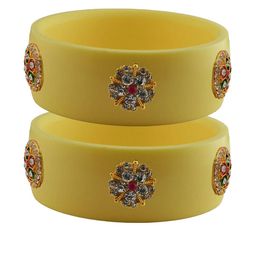 Vidhya Kangan Women Beige Bangle-28